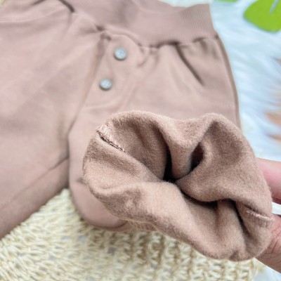 Conj. Casaco Friend Bear e Calça de Moletom - Areia e Marrom